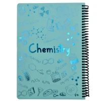دفتر سیمی 100 برگ طرح Chemistry شاینی دات نوت