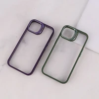 قاب PC آیفون iPhone 13 /14 استندشو با محافظ لنز رینگی