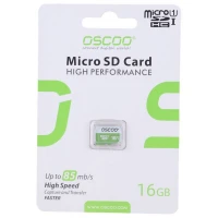 رم میکرو 16 گیگ اوسکو Oscoo Green U1 C10 85MB/s