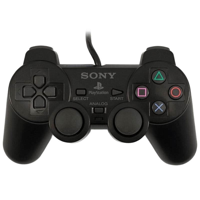 دسته بازی تک شوکدار Sony PS2 مشکی