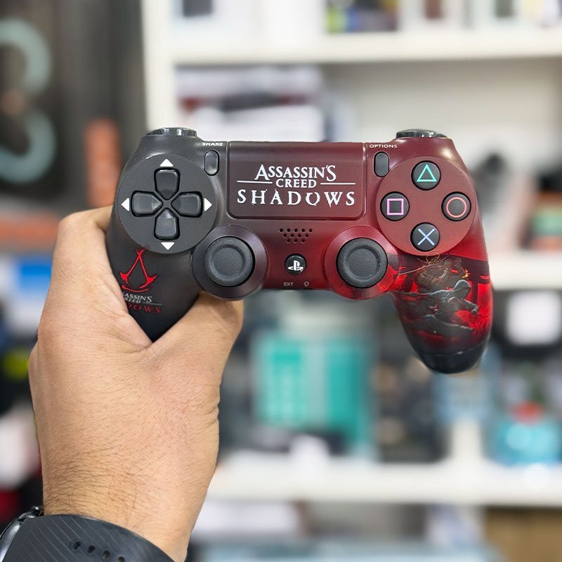 دسته بازی بی سیم SONY PlayStation 4 DualShock 4 طرح Assassin's Creed Shadows
