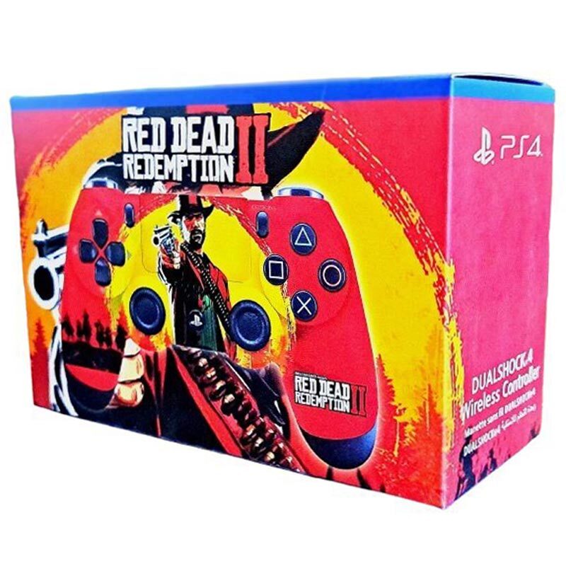 دسته بازی بی سیم SONY PlayStation 4 DualShock 4 طرح Red Dead Redemption 2