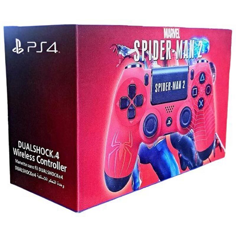 دسته بازی بی سیم SONY PlayStation 4 DualShock 4 طرح Spider Man 2