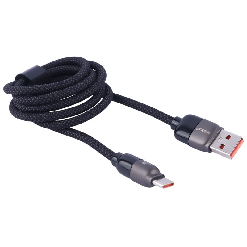 کابل تایپ سی فست شارژ Hiska Jelly LX-901AC 5A QC3.0 PD 66W 1m