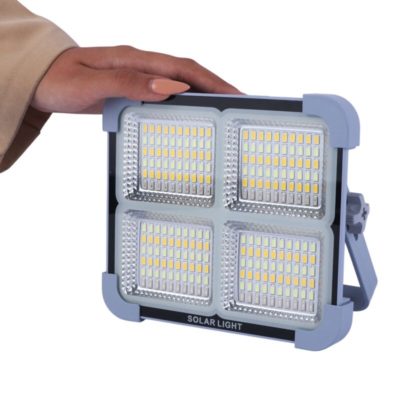 پروژکتور سیار شارژی و پاور بانک خورشیدی Solar Light