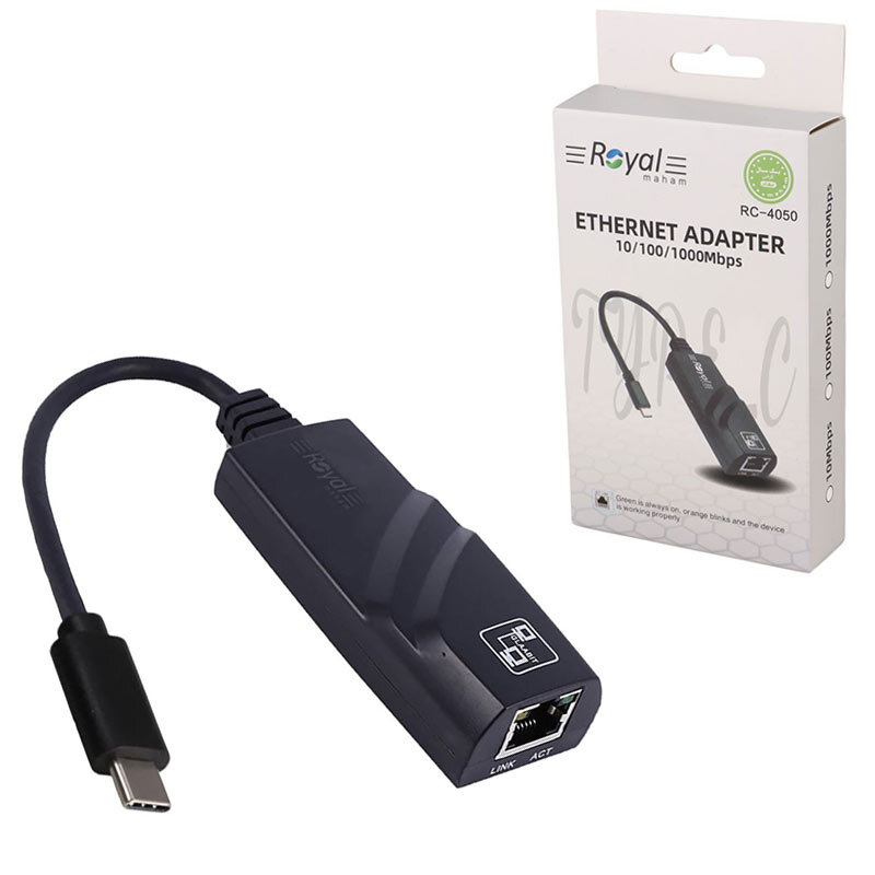 تبدیل Type-C به LAN رویال RC-4050
