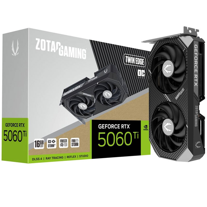 کارت گرافیک Zotac Gaming GeForce RTX 5060 Ti 16GB GDDR7 128Bit