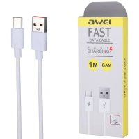 کابل تایپ سی فست شارژ AWEI Highcopy 1M