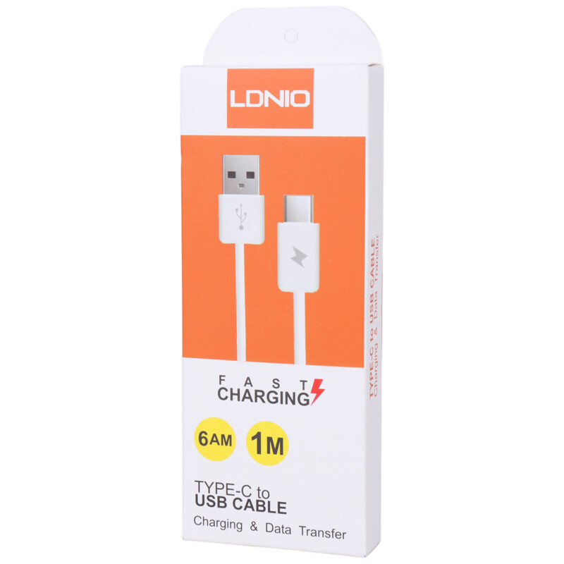 کابل تایپ سی فست شارژ Ldnio Highcopy 1m