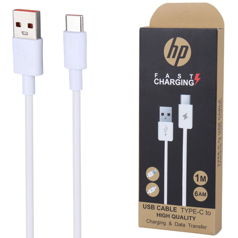 کابل تایپ سی فست شارژ HP Highcopy 1m