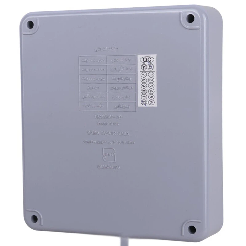 محافظ برق دیجیتال کامپیوتر و صوتی تصویری 6 خانه تیراژه M106 با کابل 1.8 متری