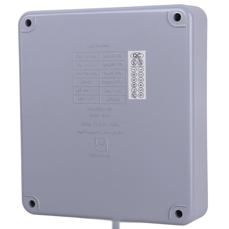 محافظ برق دیجیتال کامپیوتر و صوتی تصویری 6 خانه تیراژه M106 با کابل 1.8 متری