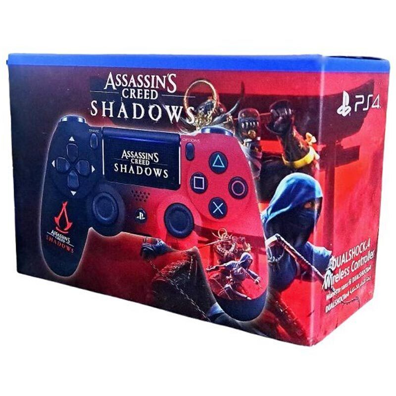 دسته بازی بی سیم SONY PlayStation 4 DualShock 4 طرح Assassins Creed Shadows