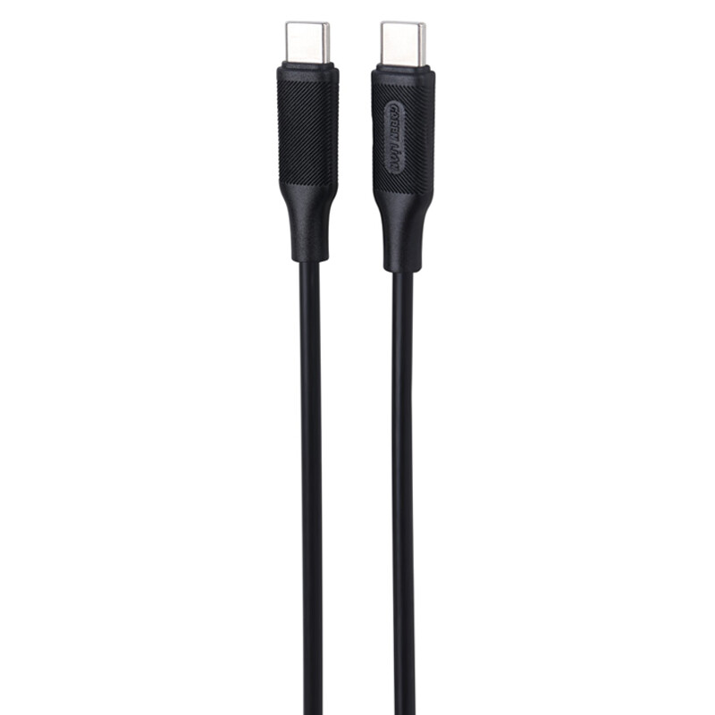 کابل تبدیل فست شارژ Green Lion GNPVC60CTCBK Type-C To Type-C PD 3A 60W 1m