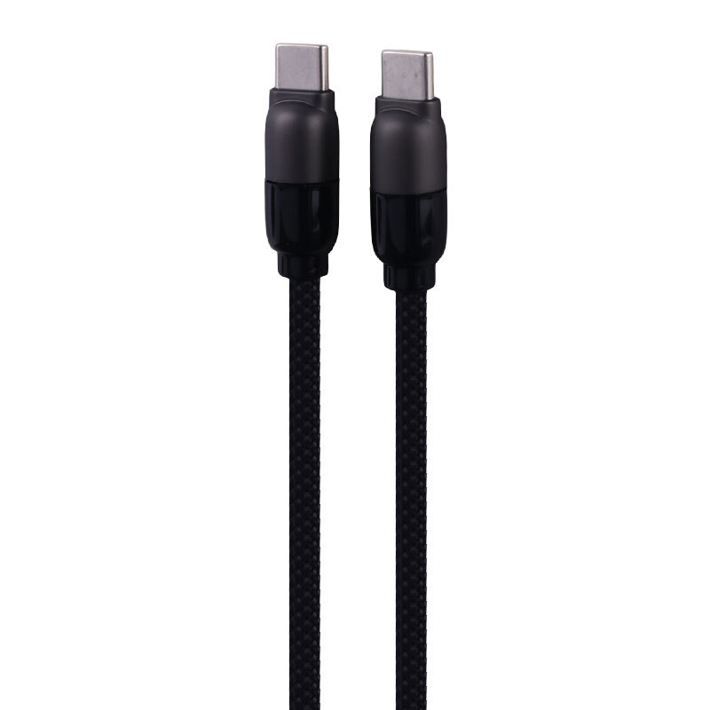 کابل تبدیل فست شارژ Hiska LX-901CC Type-C to Type-C QC3.0 PD 5A 60W 1m