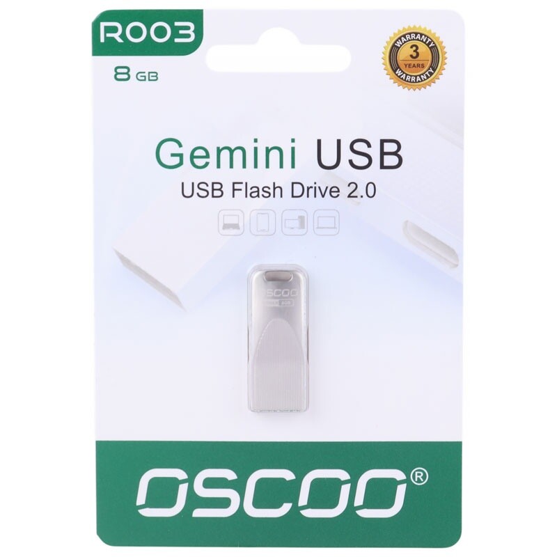 فلش 8 گیگ اوسکو Oscoo Gemini R003