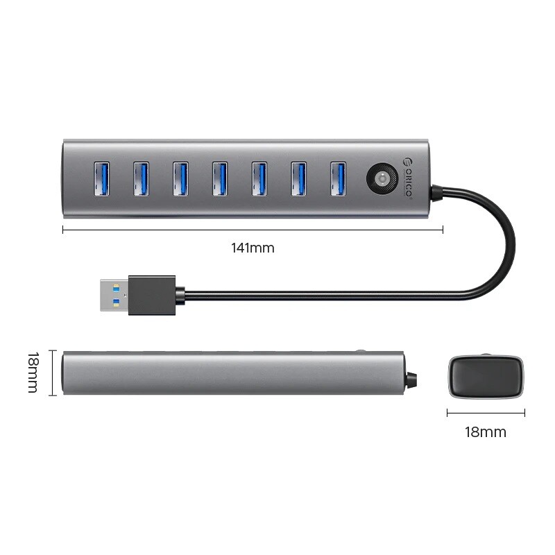 هاب 7 پورت USB 3.0 اوریکو CL7U-U3