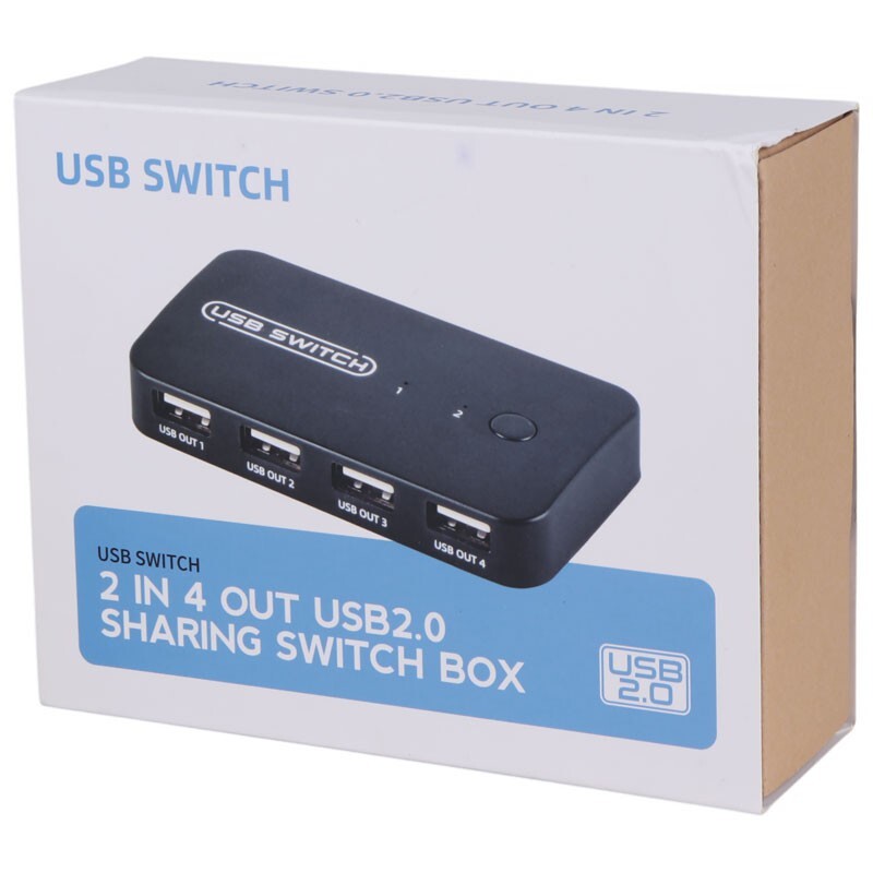 دیتا سوییچ 2 پورت USB رویال U204