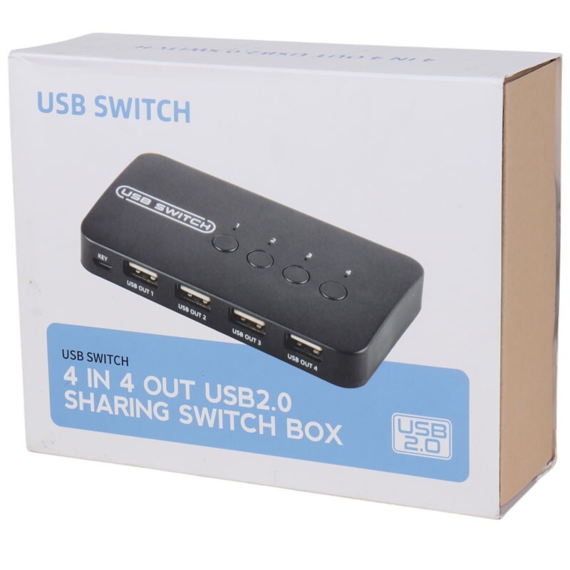 دیتا سوییچ 4 پورت USB رویال U404
