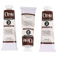 رنگ روغن وستا Burnt Sienna 2 حجم 37 میلی لیتر