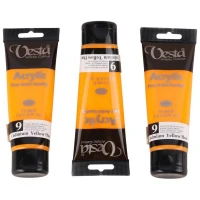 رنگ اکریلیک وستا Cadmium Yellow Hue 9 حجم 75 میلی لیتر