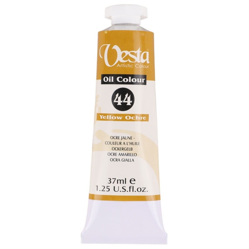رنگ روغن وستا Yellow Ochre 44 حجم 37 میلی لیتر