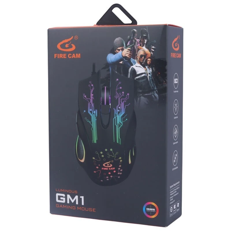 موس گیمینگ فایر کم GM1