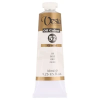 رنگ روغن متالیک وستا Gold 52 حجم 37 میلی لیتر
