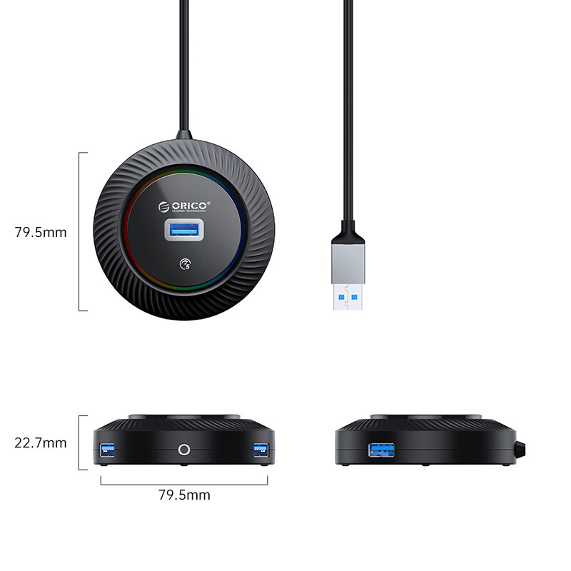 هاب 4 پورت USB 3.0 اوریکو YKR4-U3