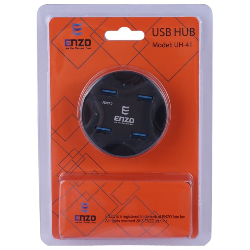 هاب 4 پورت USB 3.0 انزو UH-41