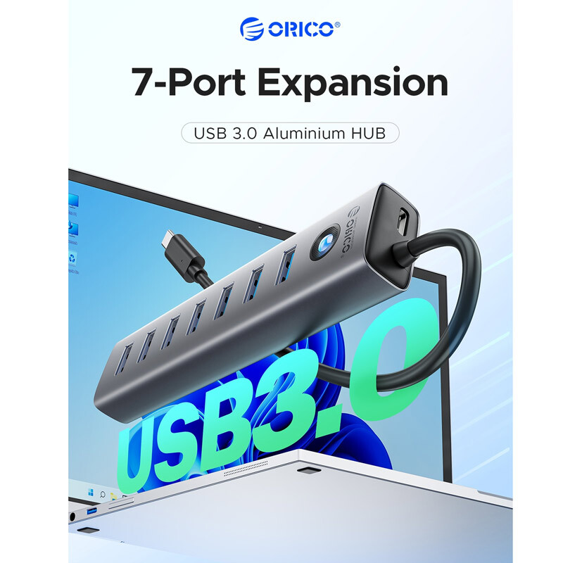 هاب 7 پورت USB 3.0 اوریکو CL7U-U3