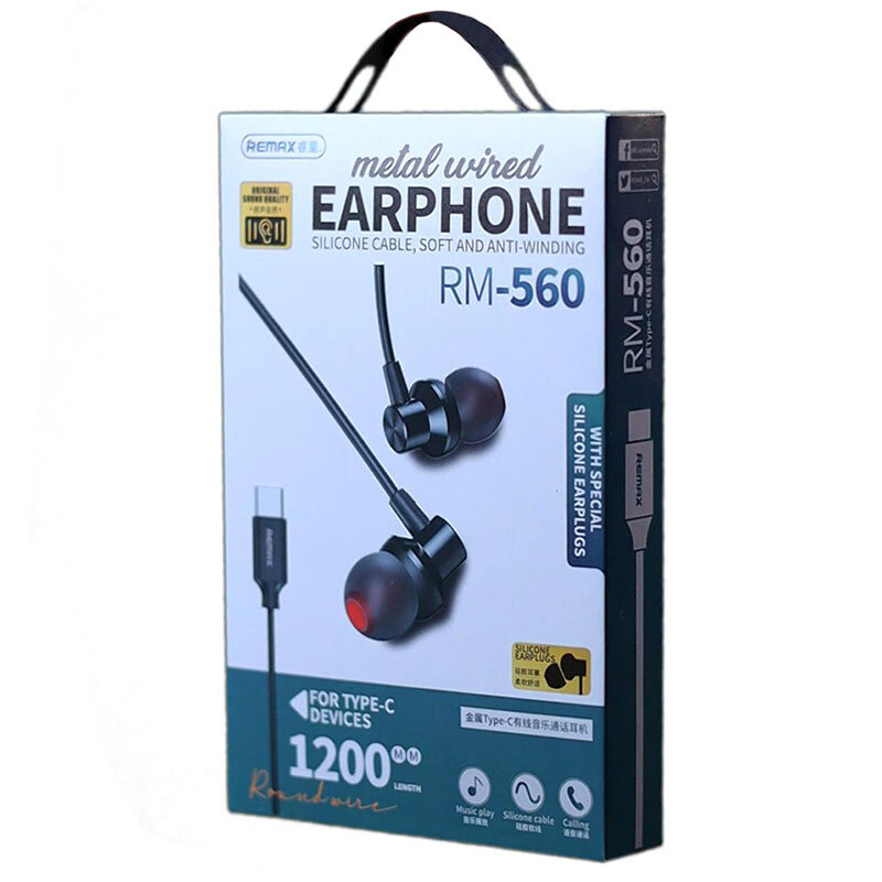 هندزفری تایپ سی ریمکس RM-560