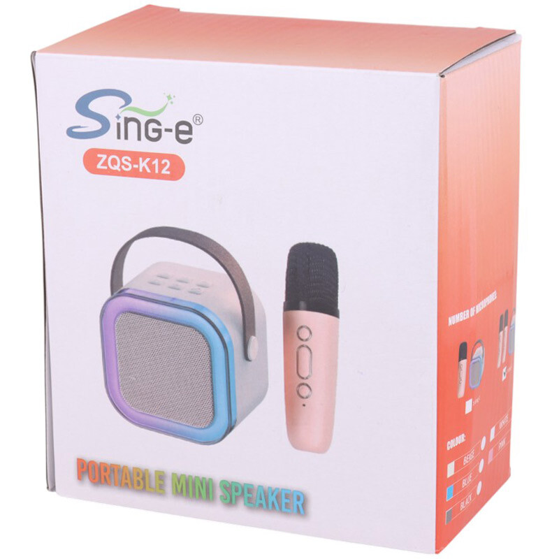 اسپیکر بلوتوثی سینگ ای ZQS-K12 + میکروفون کد 2