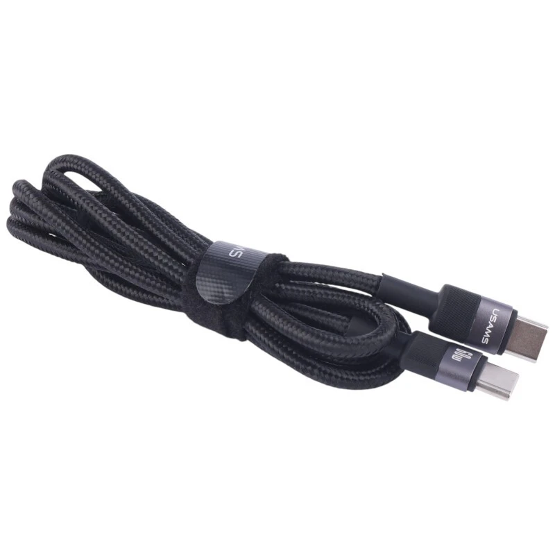 کابل دو سر تایپ سی فست شارژ 60 وات یوسامز SY SJ724 طول 1.2 متر کد 2