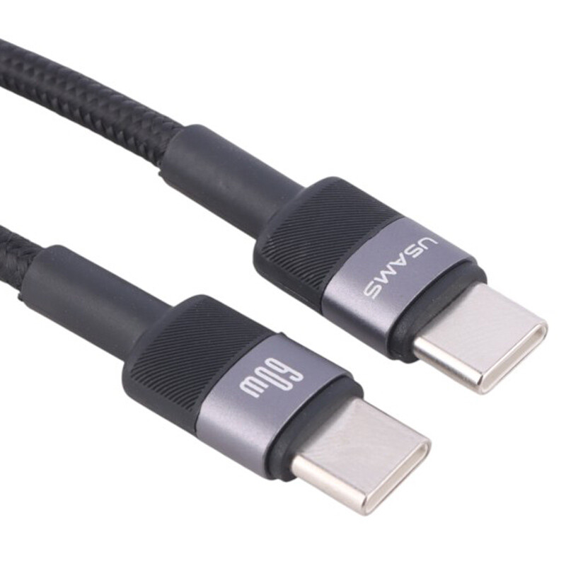 کابل تبدیل فست شارژ Usams SY SJ724 Type-C To Type-C 60W 1.2m کد 2