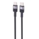 کابل دو سر تایپ سی فست شارژ 60 وات یوسامز SY SJ724 طول 1.2 متر کد 2