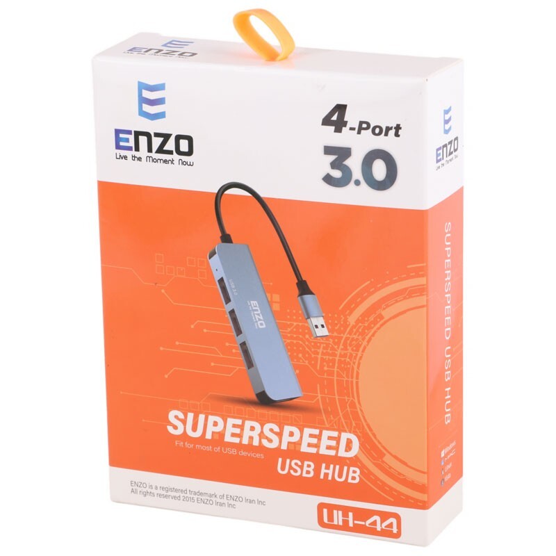 هاب 4 پورت USB 3.0 انزو UH-44