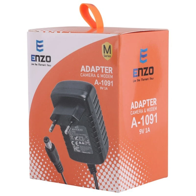 آداپتور مودم Enzo A-1091 9V 1A