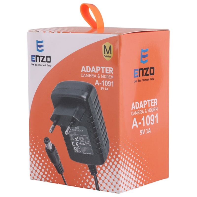 آداپتور مودم Enzo A-1091 9V 1A