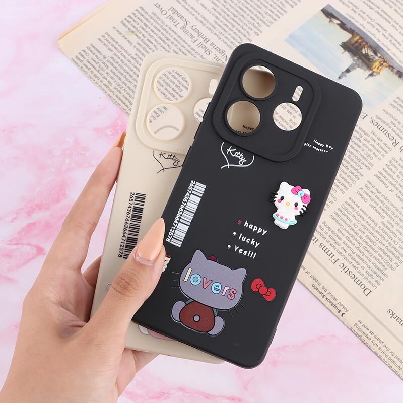 قاب شیائومی Redmi Note 14 5G عروسکی برجسته محافظ لنزدار