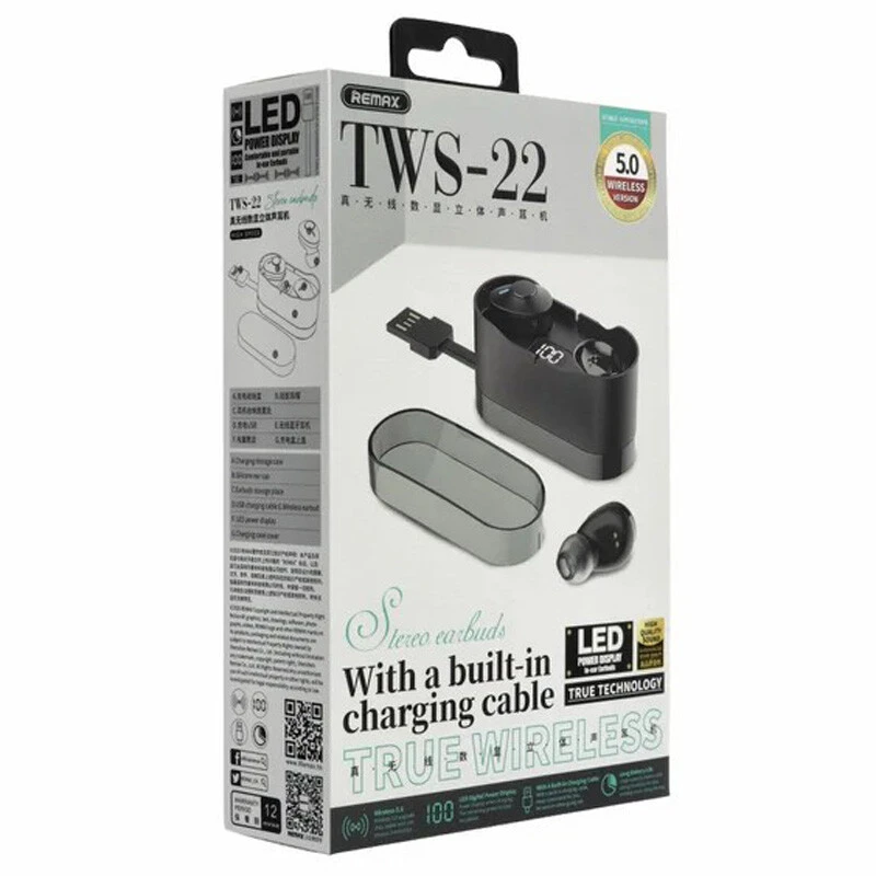 هندزفری بلوتوثی ریمکس TWS-22