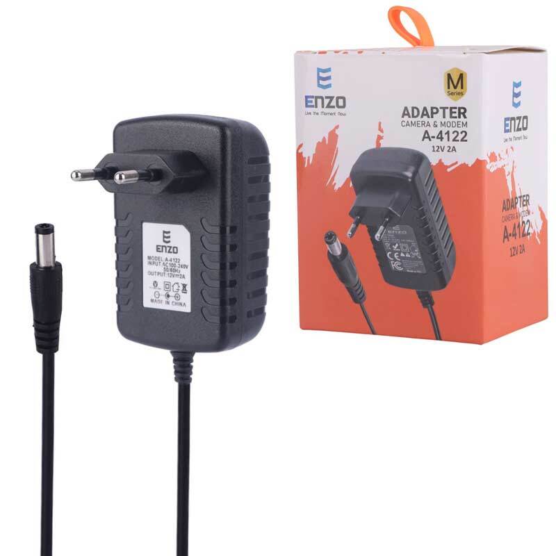 آداپتور مودم Enzo A-4122 12V 2A