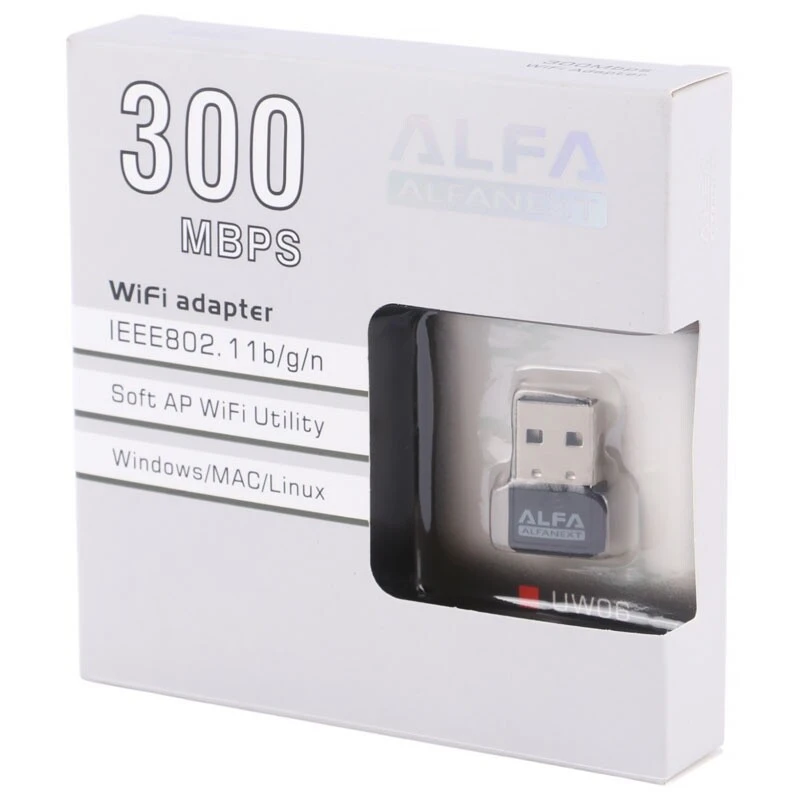 کارت شبکه بی سیم Alfa UW06 300Mbps
