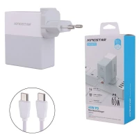 شارژر دیواری 65 وات کینگ استار KW295PD PD 3.25A + کابل تایپ سی