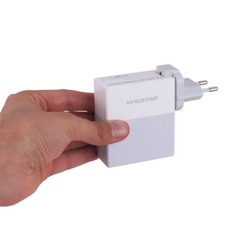 شارژر دیواری 65 وات کینگ استار KW295PD PD 3.25A + کابل تایپ سی