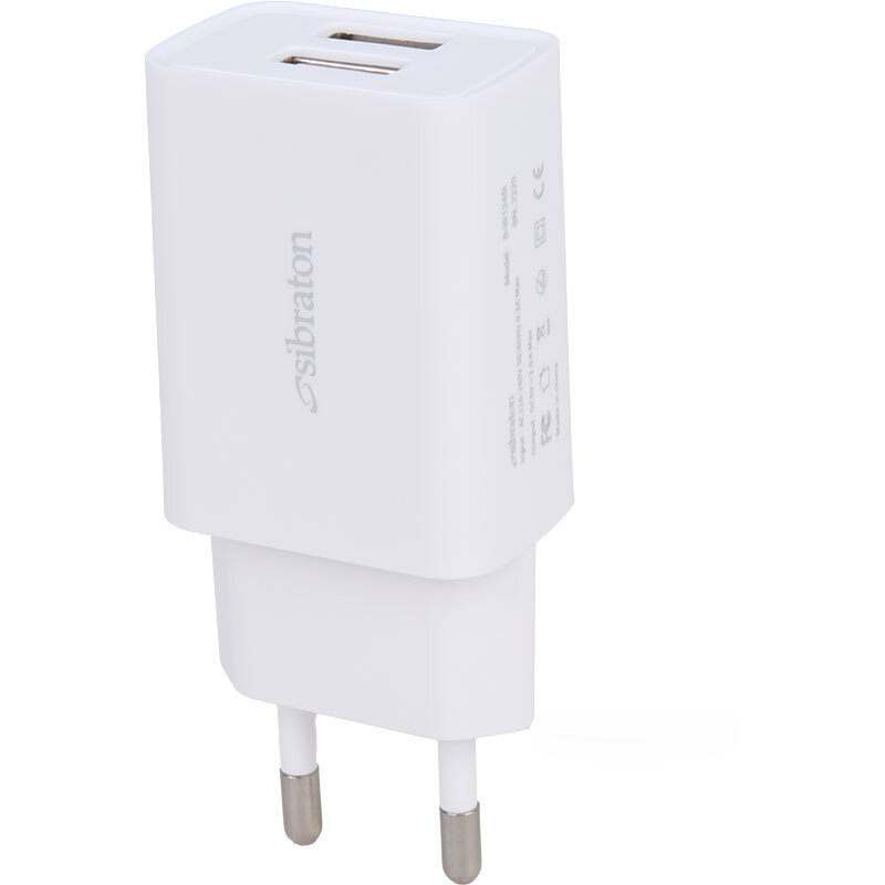 شارژر دیواری 10 وات سیبراتون S-W1245i 2A + کابل لایتنینگ