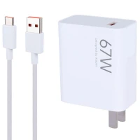 شارژر دیواری 67 وات شیائومی MDY-15-EQ 3A سر جعبه + کابل تایپ سی