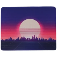 موس پد طرح Retro Wave City لاجیلیلی L-17 سایز 18*23 سانتی متر