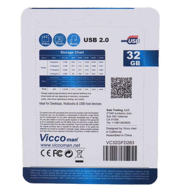 فلش 32 گیگ ویکومن Vicco Man VC283 S