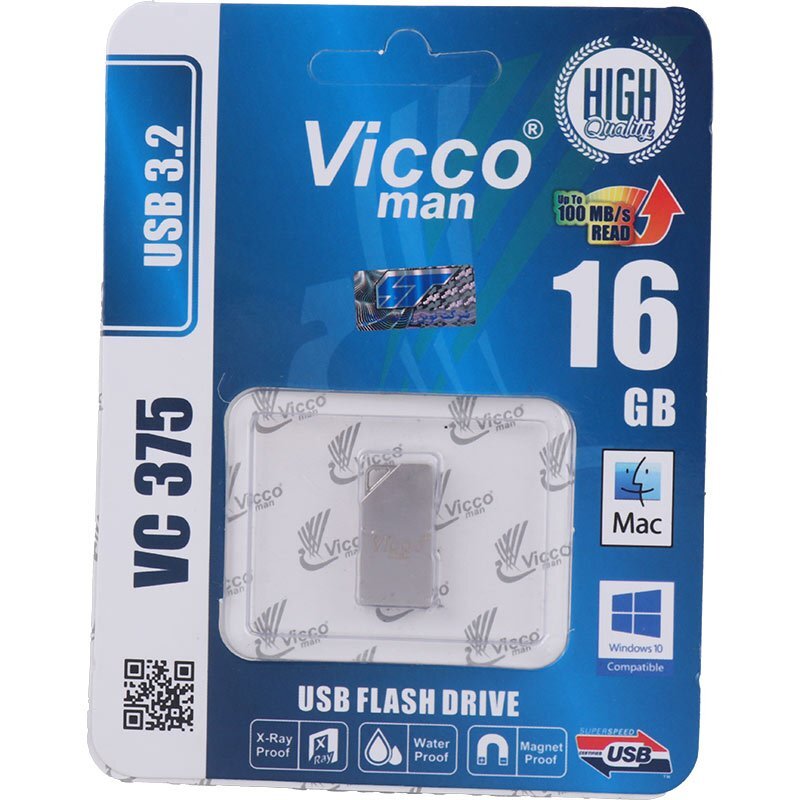 فلش 16 گیگ ویکومن Vicco Man VC375 USB3.2